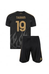 Juventus Khephren Thuram #19 Jalkapallovaatteet Lasten Kolmas peliasu 2026-27 Lyhythihainen (+ Lyhyet housut)